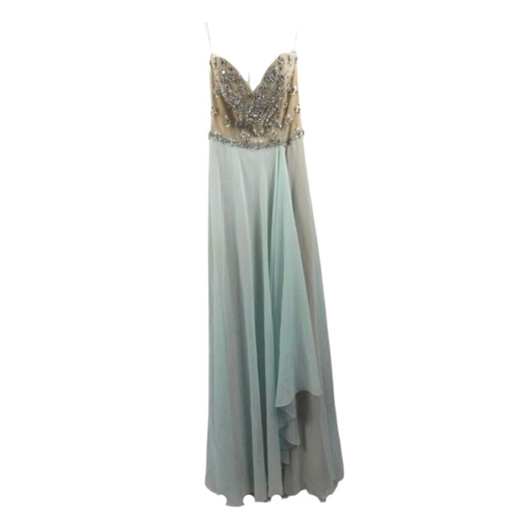 Terani Couture Glamour Mint Rhinestone Prom Dress – Size 4